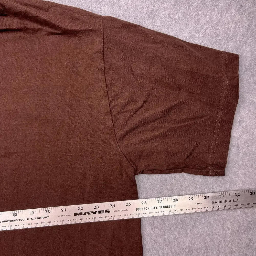 Dream USA T-Shirt Mens 2XL Brown Short Sleeve‎